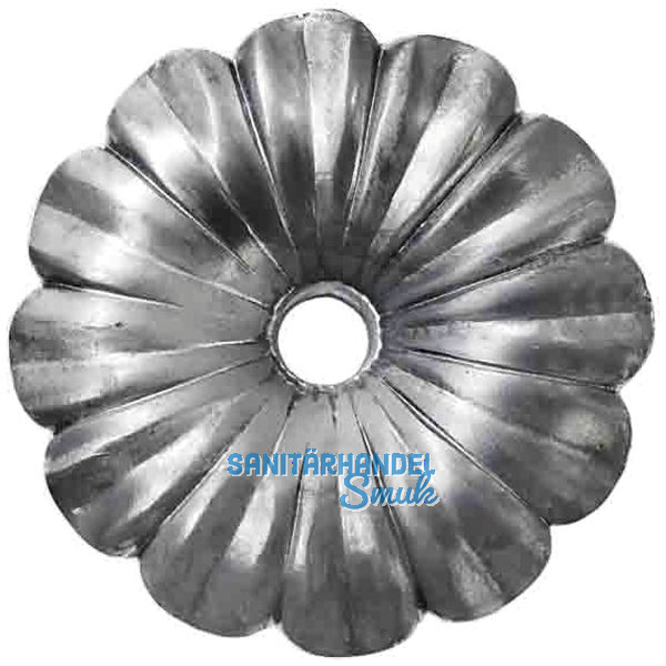 ARTEFERRO Rosette � 95 mm, mit Loch 8 mm, Schmiedeeisen