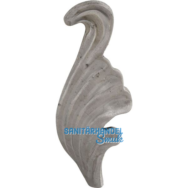 ARTEFERRO Blatt, rechts, 40 x 110 x 3 mm, Schmiedeeisen