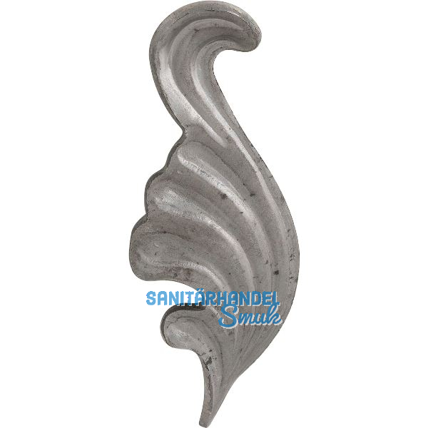 ARTEFERRO Blatt, links, 40 x 110 x 3 mm, Schmiedeeisen