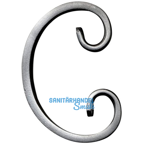 ARTEFERRO C Schnecke, 70 x 105 mm, Schmiedeeisen