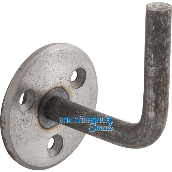 ARTEFERRO Handlauftr�ger mit Anschwei�ende, � 64 mm, Schmiedeeisen