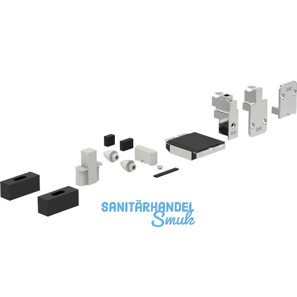 GU HS Zubeh�r-Beutel F�hrungsschiene P2301 Laufschiene H�he 5 mm grau