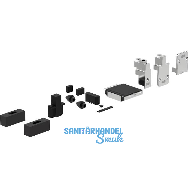 GU HS Zubeh�r-Beutel F�hrungsschiene P2301 Laufschiene H�he 5 mm schwarz