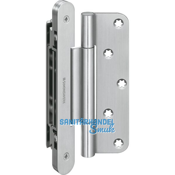 SIMONSWERK Objektband VN2927/160 Compact Planum, Stahl verchromt matt