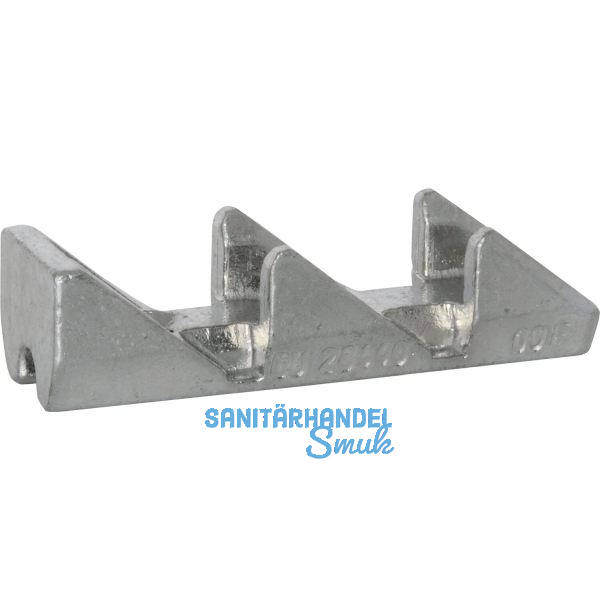 GU HS Riegelbock f�r Spaltl�ftung, ohne Holzschraube f�r Einbruchschutz, silber