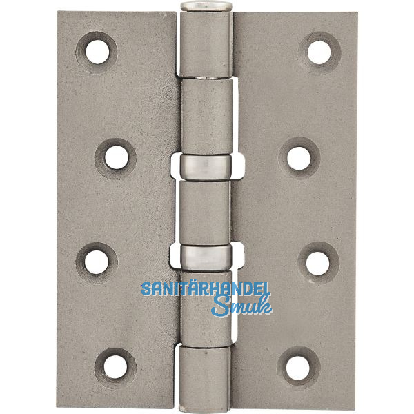 Scharnierband, 102 x 76 x 3,0 mm, Stahl vernickelt