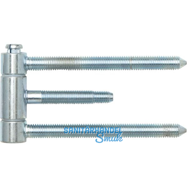 Steckband 3-teilig 18 mm, brandschutztauglich, Stahl verzinkt