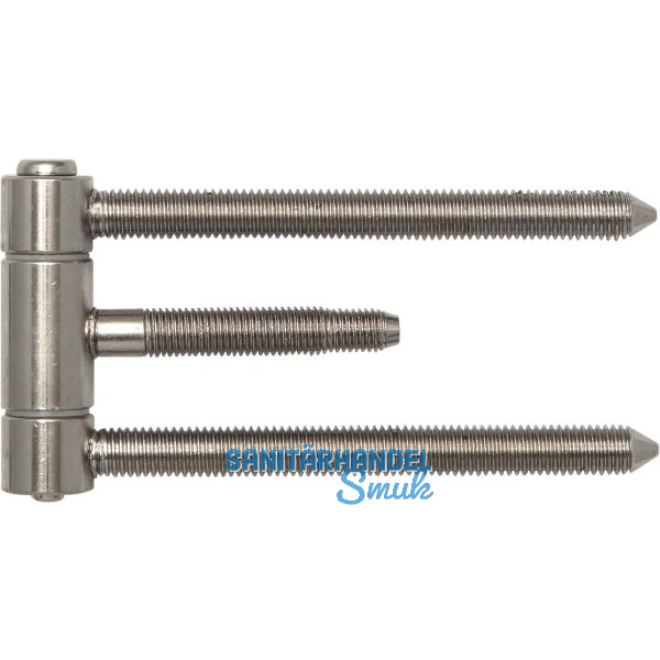 Steckband 3-tlg. 18 mm, brandschutztauglich, mit Aush�ngesicherung, vernickelt