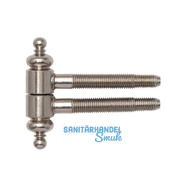 SFS Einbohrband mit Zierkopf, � 16 mm, Bandh�he 63 mm, Stahl vernickelt