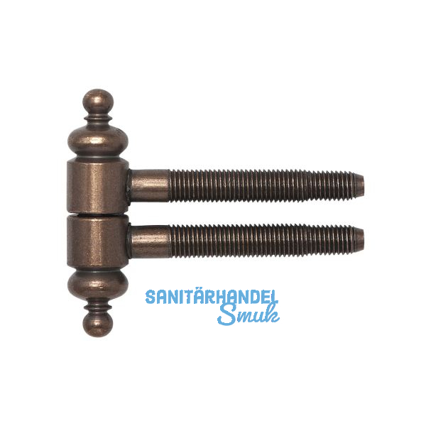 SFS Einbohrband mit Zierkopf, � 16mm, Bandh�he 63mm,Stahl bronze patiniert