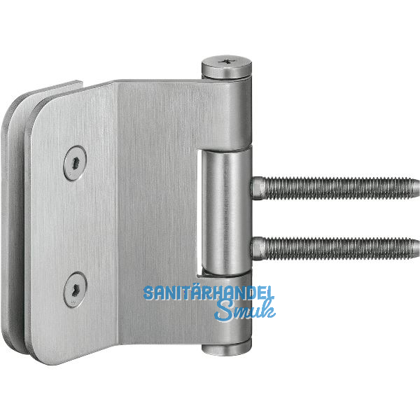 Glast�rband VG 3990, SCH 27-44, 8-10 mm Glas, rechts, Band � 18 mm, Edelstahl