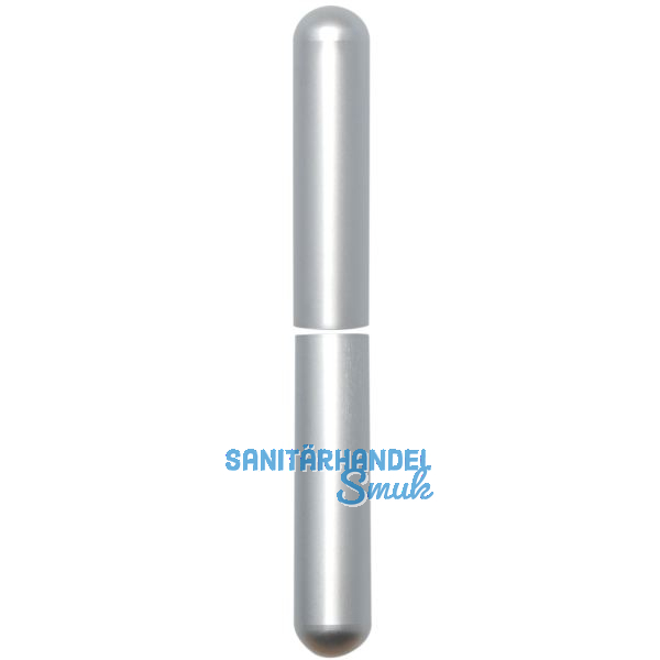 Aufsteckh�lsen 3- DIM, rund, Band � 15 mm, Aluminium verchromt matt 112 mm