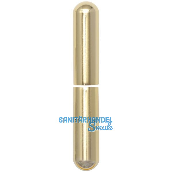 Aufsteckh�lsen 3- DIM, rund, Band � 20 mm, Aluminium vermessingt 112 mm