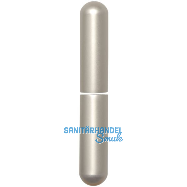 Aufsteckh�lsen 3- DIM, rund, Band � 20 mm, Aluminium vernickelt matt 112 mm