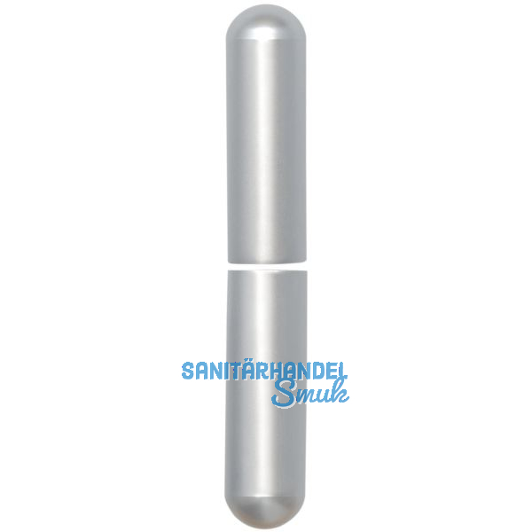 Aufsteckh�lsen 3- DIM, rund, Band � 20 mm, Aluminium verchromt matt 112 mm