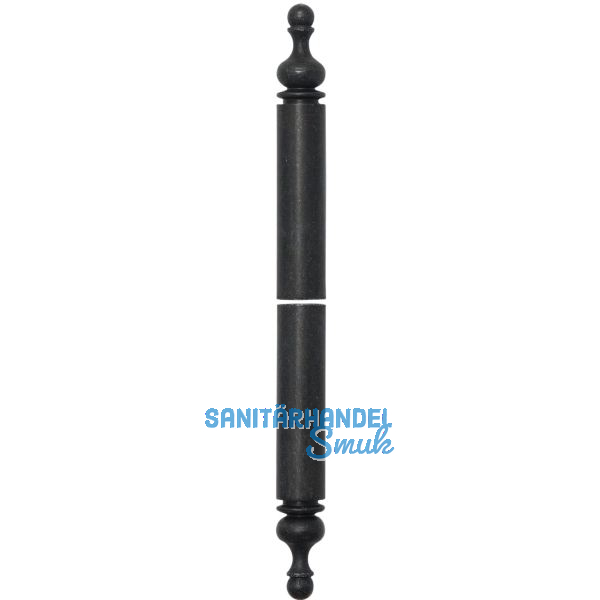 Aufsteck-Zierh�lsen 3- DIM, Band � 15 x 112 mm,Schmiedeeisen verzinkt geschw�rzt