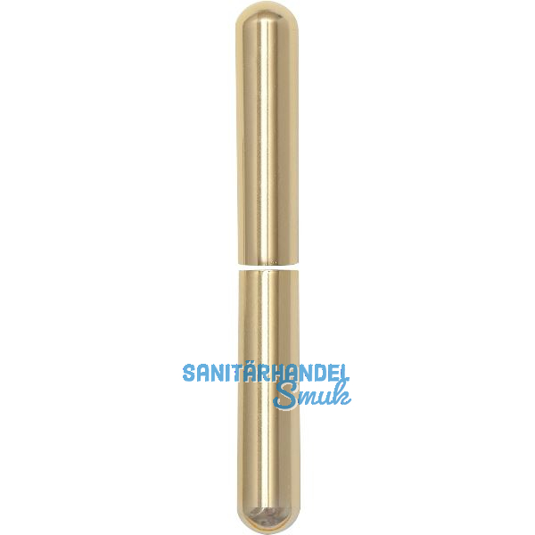 Aufsteckh�lsen 3- DIM, rund, Band � 15 mm, Aluminium vermessingt 112 mm