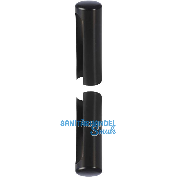 Aufsteckh�lsen 3- DIM, Band � 15 mm, Bandh�he 112 mm, Aluminium schwarz RAL 9005