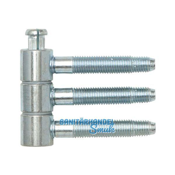 Steckband 3-teilig � 16 mm, H�he 46,7 mm, verzinkt