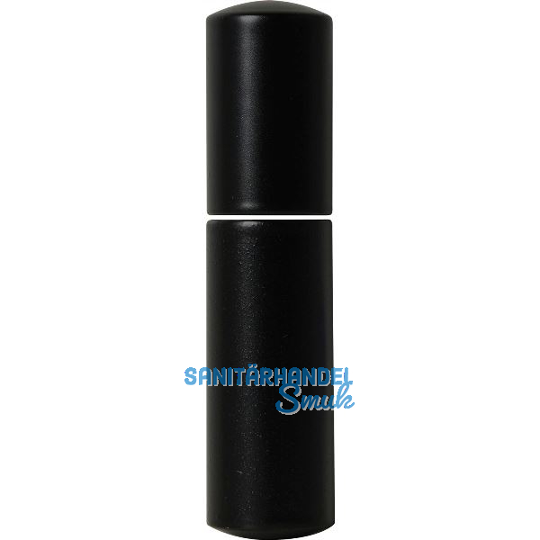 Aufsteckh�lsenset, Unterteil f�r Band mit 2 Zapfen, flachrund, � 16mm,schwarz