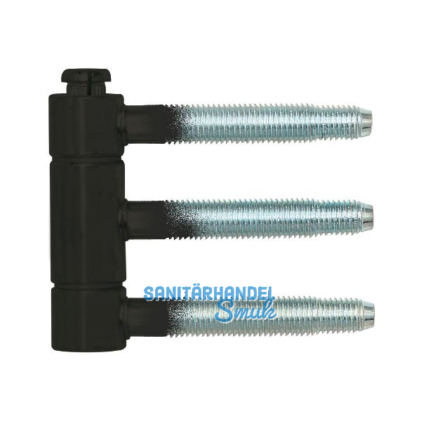 Steckband 3-teilig � 18 mm,H�he 61 mm, Stahl schwarz