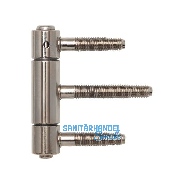 Herkula-Band 3-teilig, mit Aush�ngesicherung, � 20 mm, Stahl vernickelt