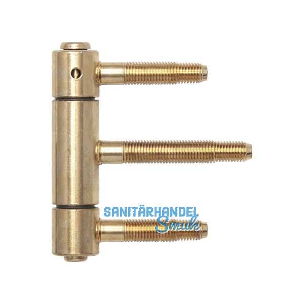 Herkula-Band 3-teilig, mit Aush�ngesicherung, � 20 mm, Stahl vermessingt