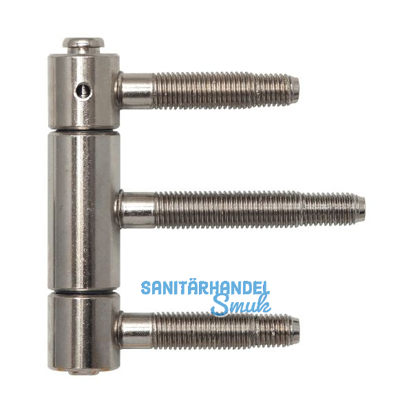 Herkula-Band 3-teilig, mit Aush�ngesicherung, � 22 mm, Stahl vernickelt