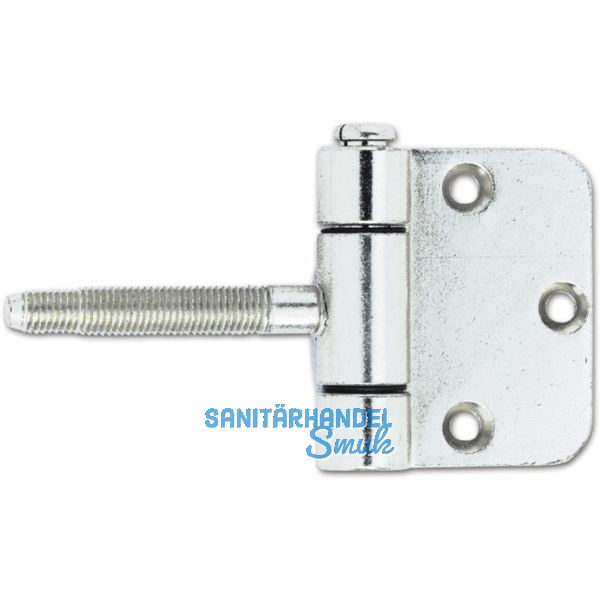 Steckband 3-teilig Fl�gelteil Einlassen/Aufschrauben � 18 mm,vernickelt