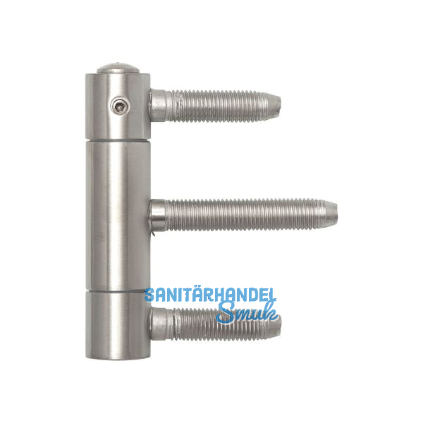 Einbohrband 3-tlg. BAKA C 1-20 WF Stiftsicherung, 20 mm, Edelstahl