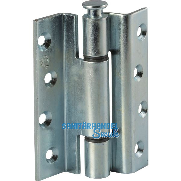 Scharnierband 805 GV, 102 x 61 x 3 mm, Stahl verzinkt