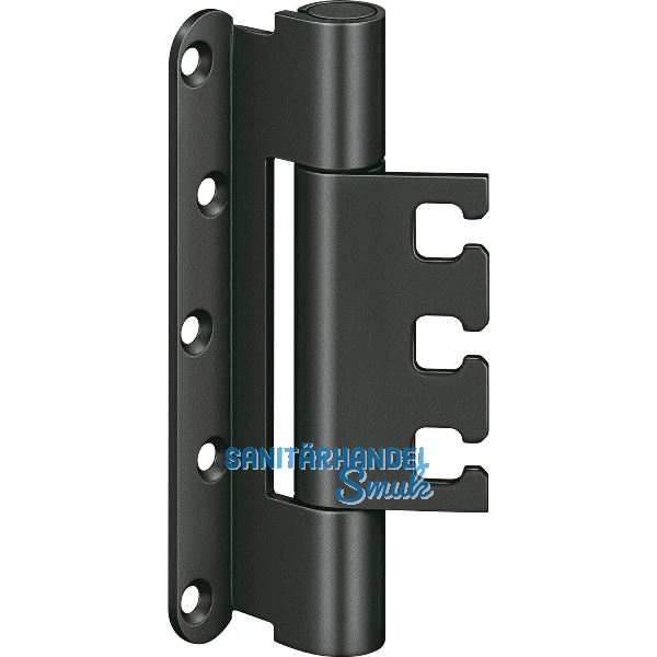 SIMONSWERK Objektband VX 7939, Bandh�he 120mm,Stahl beschichtet schwarz RAL 9005