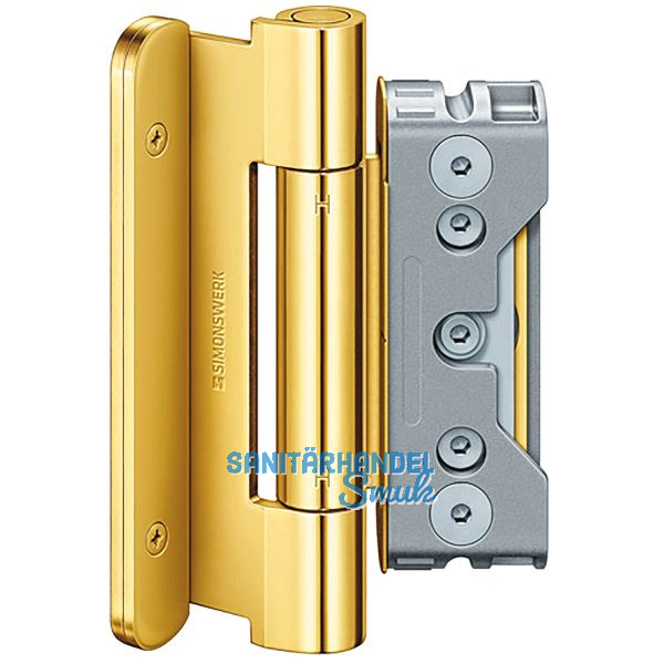 T�rband BAKA Protect 4010 3D FD, 1 Satz = 3 Stk. Stahl vergoldet