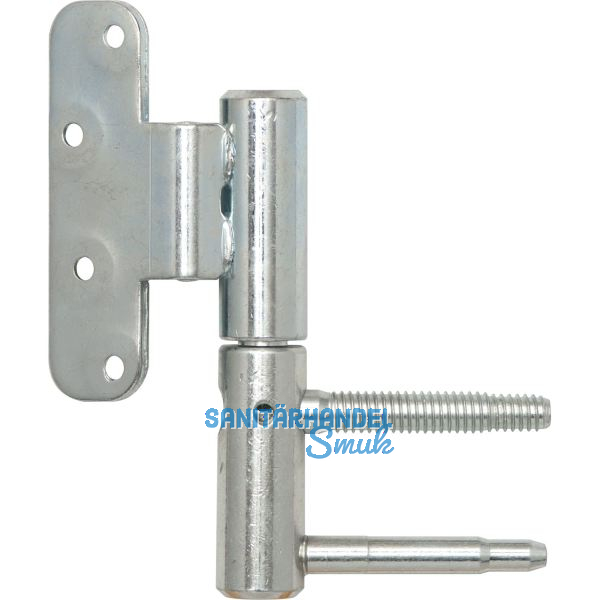 T�rband 3-DIM 2-tlg. � 20 mm rechts,Bandh�he 112mm, silber