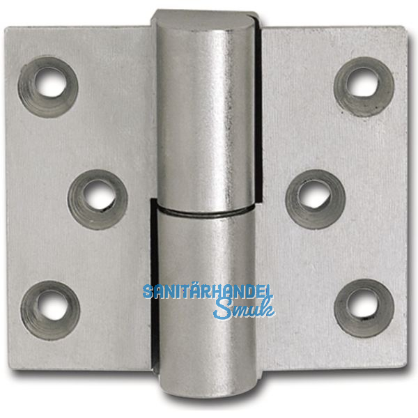 SOLIDO Zylinderband, links, H�he 60 mm, SCH 27-24, vernickelt