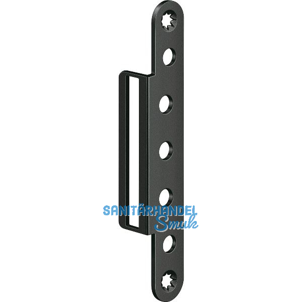 SIMONSWERK Abdeckwinkel VX 7560 KR, Stahl beschichtet schwarz matt RAL 9005