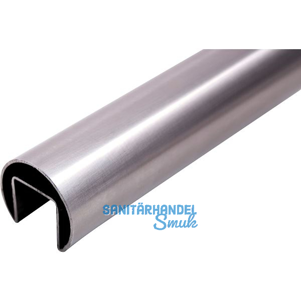 IAM DESIGN Nutrohr rund f�r Rohr � 42,4 x 1,5 mm, Edelstahl geschliffen V2A