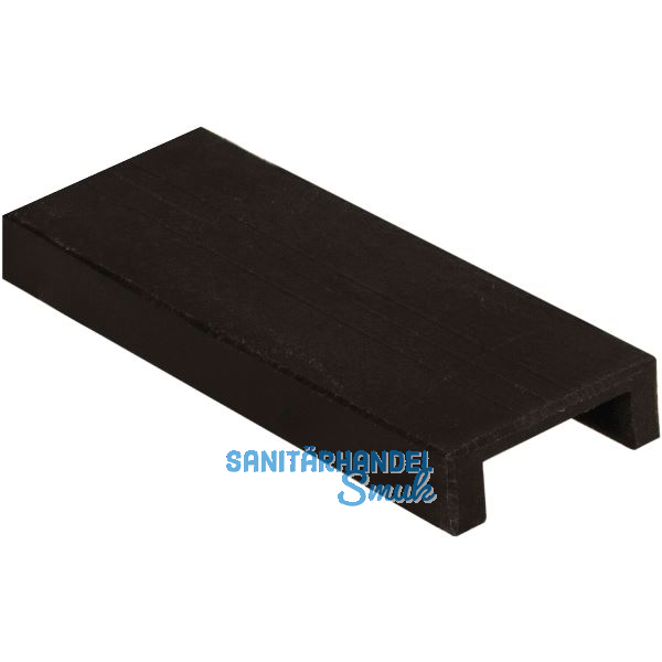 IAM DESIGN Befestigung SPEEDY RAIL f. Nutrohr,Glasst�rke 16,76mm,Kunststoff/EPDM