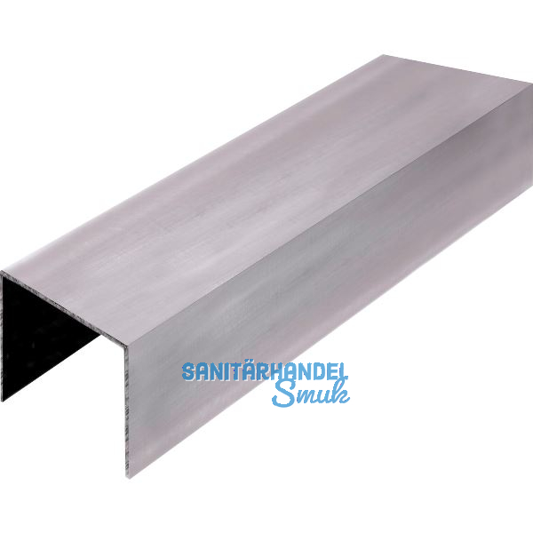 IAM DESIGN Kantenschutzprofil 27 x 24,5 x 1,5 mm, 3000 mm, Edelstahl V4A