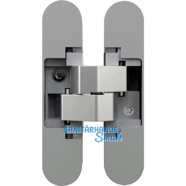 ANSELMI T�rband verdeckt AN 140 3D, Zinkdruckguss verchromt poliert