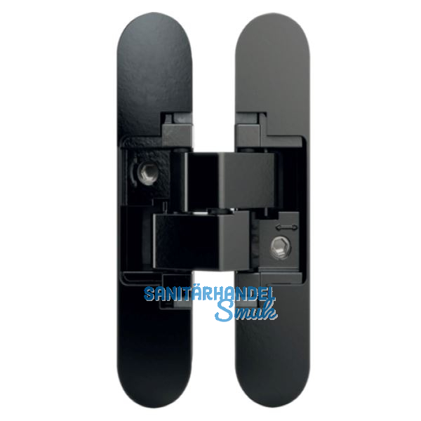 ANSELMI T�rband verdeckt AN 150 3D, Zinkdruckguss schwarz