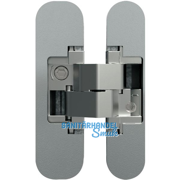 ANSELMI T�rband verdeckt AN 150 3D 40, Gro�packung, Zinkdruckguss verchromt matt