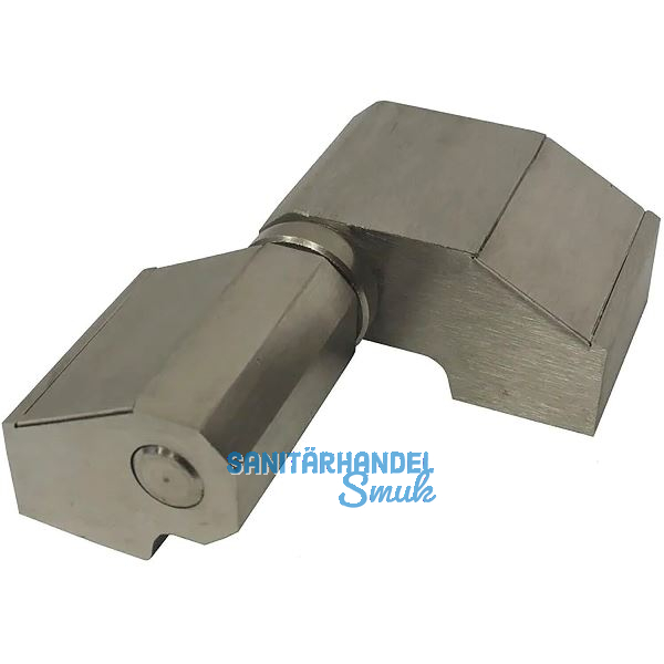 IBFM Anschraubtorband 2-teilig mit Kugellager, 102,5 x 84,5 mm, Edelstahl