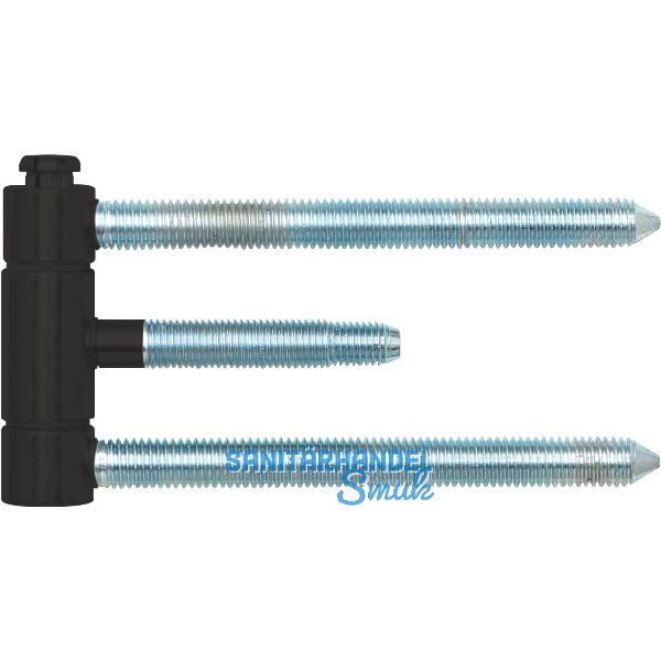 Steckband 3-teilig 18 mm, brandschutztauglich, Stahl schwarz