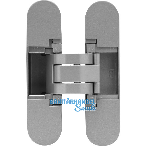 ANSELMI T�rband verdeckt AN 172 3D, Zinkdruckguss verchromt matt