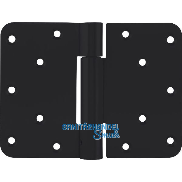 Aufschraubband B 3027 mit aush�ngbarem Stift, 120 x 160 mm, schwarz RAL 9005