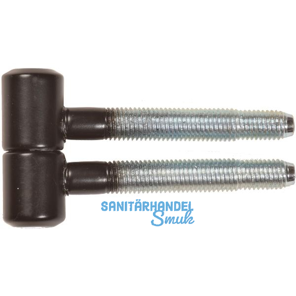 SFS Einbohrband f�r Futtert�ren, 16 mm, Stahl schwarz beschichtet