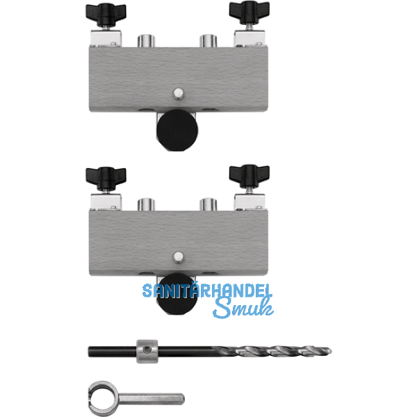 SFS Bohrh�lzer f�r Stahlzargenband 3- teilig Anuba, 18 / 22 mm