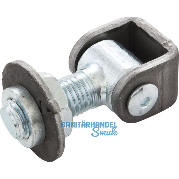 Anschwei�band verstellbar, Typ B, M20, Stahl blank/verzinkt