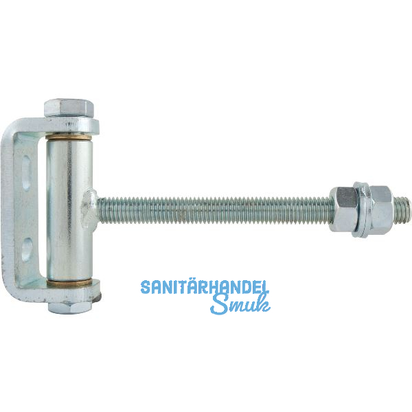 Zauntorband L�nge 170 mm, Gewinde M12, Stahl verzinkt